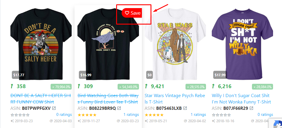 Favorites Categories